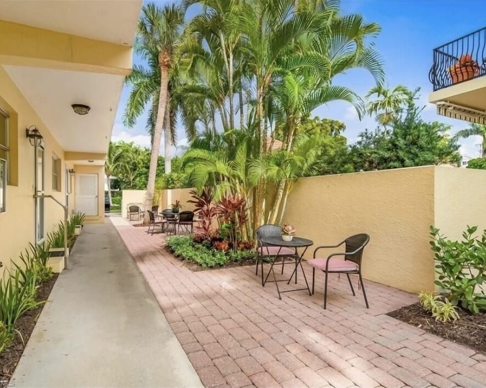 Condo Building Courtyard