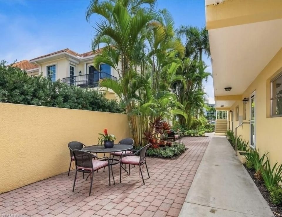 Condo Building Courtyard