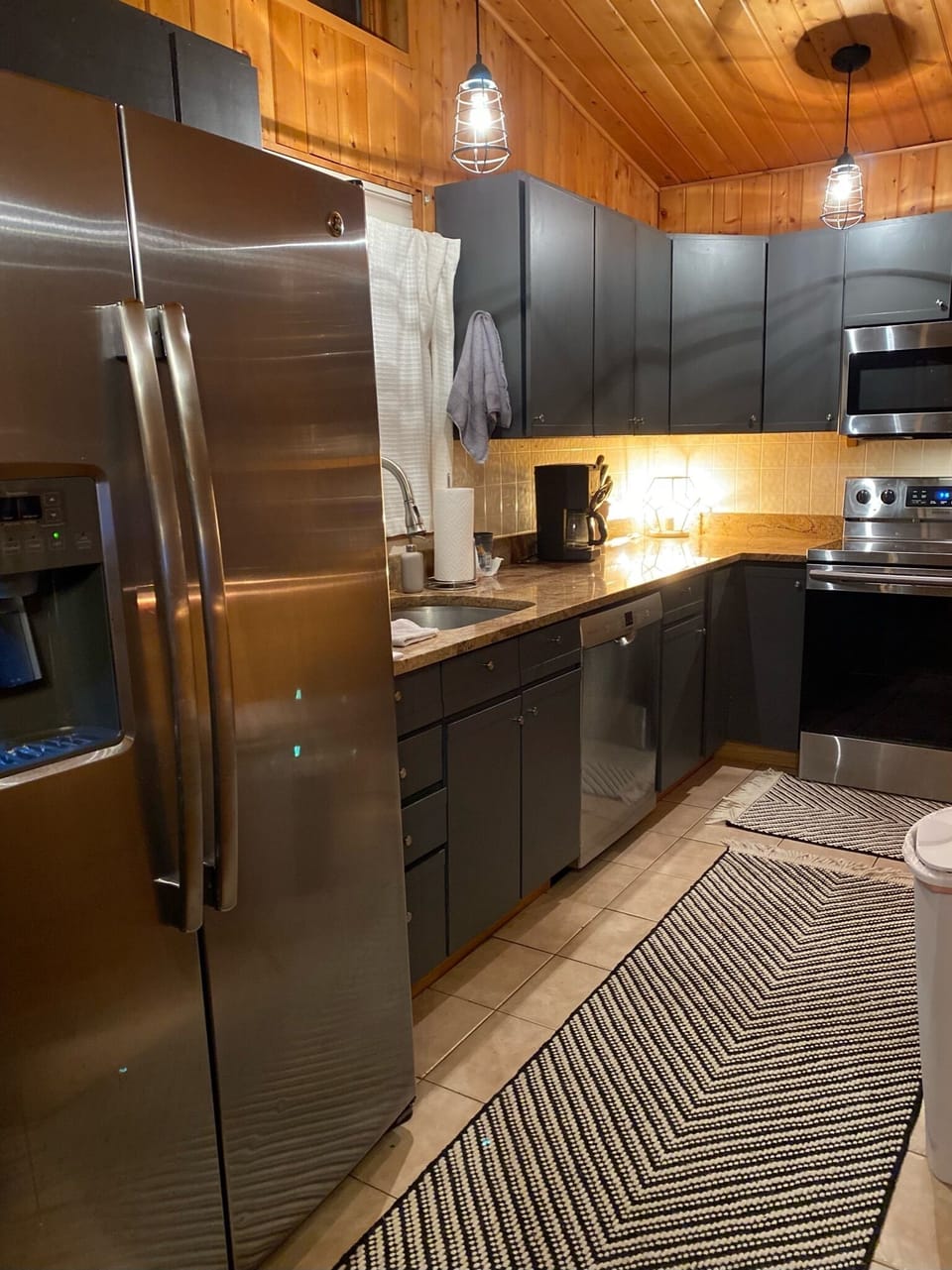Kitchen with Granite and Stainless Steel