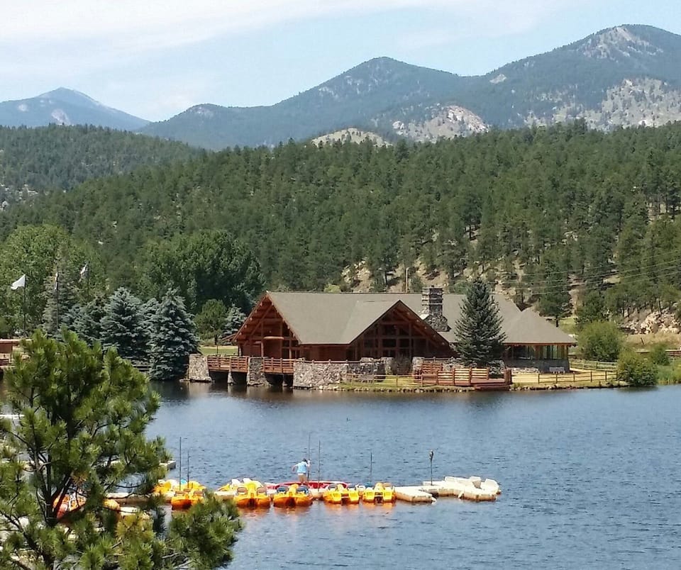 Evergreen Lake with Paddleboats