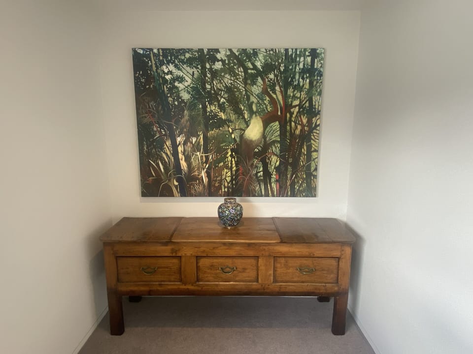 Original NZ paintings are throughout the house