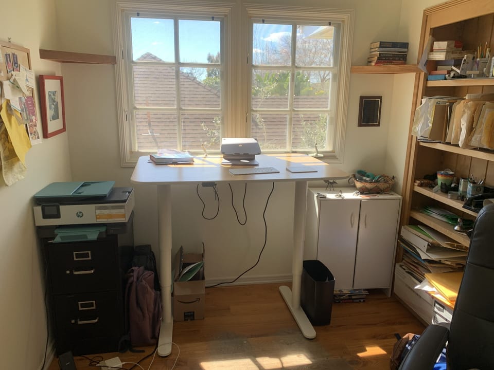 Upstairs study