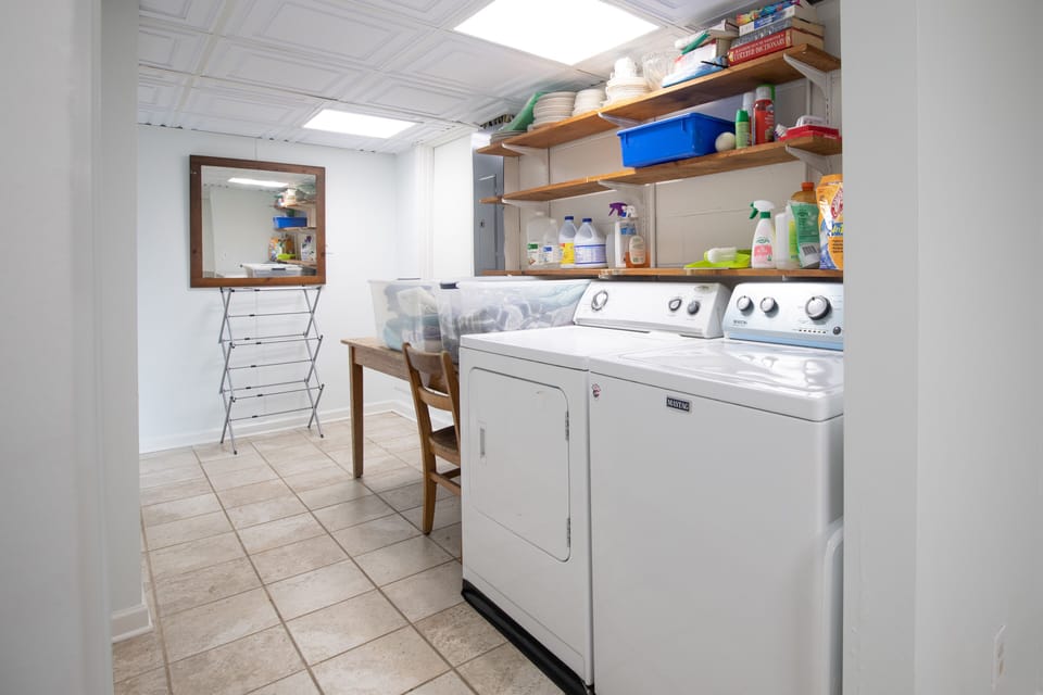 Downstairs Laundry Area
