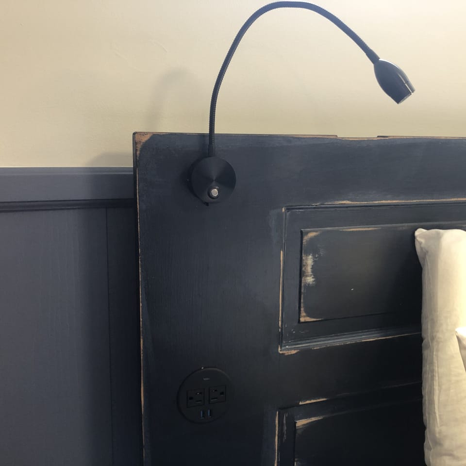 Charge all your devices from our high-tech headboard.