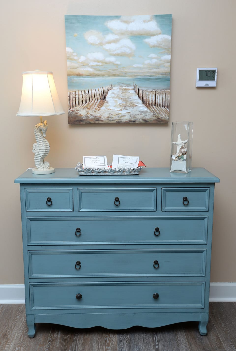 This is were you will find your parking passes and armbands.