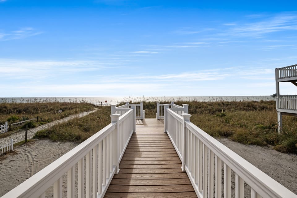 Take the private walkway straight to the beach.