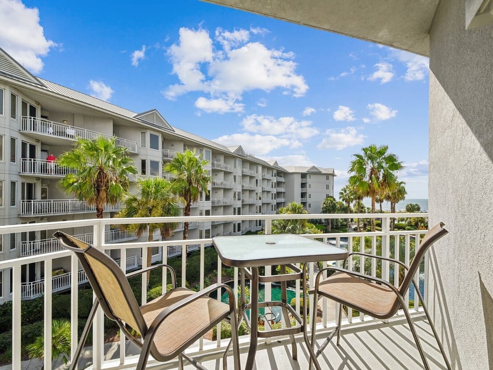 Private Balcony at 1302 SeaCrest