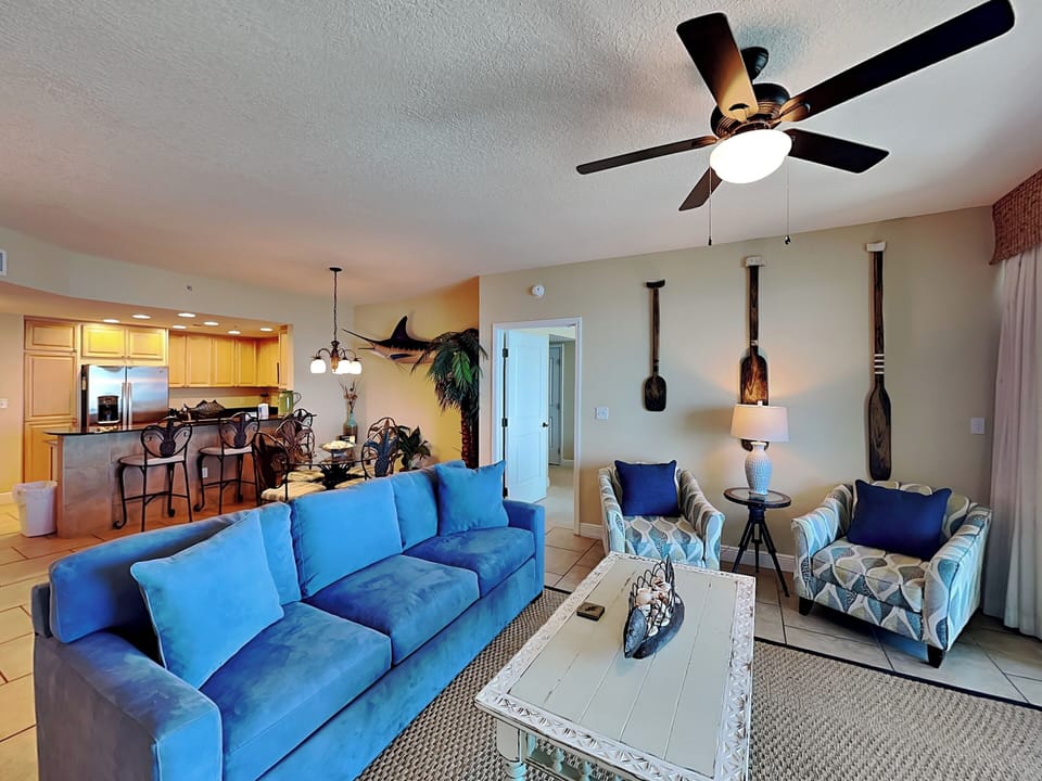 Living Area - Queen Sleeper Sofa