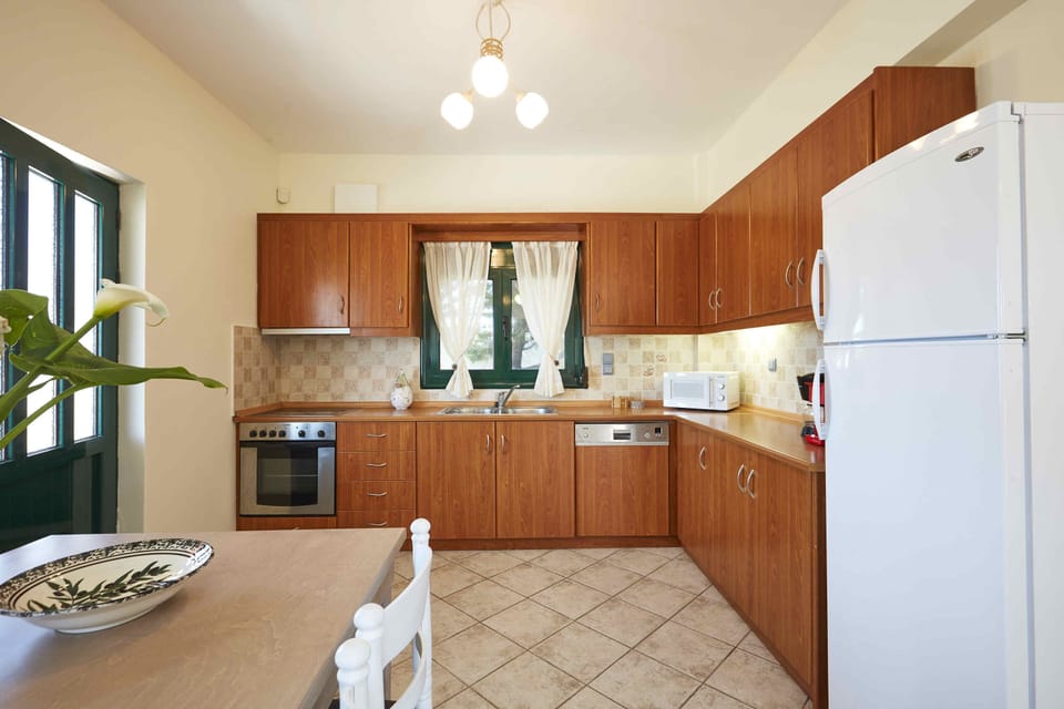 A fully equipped kitchen for culinary wonders.