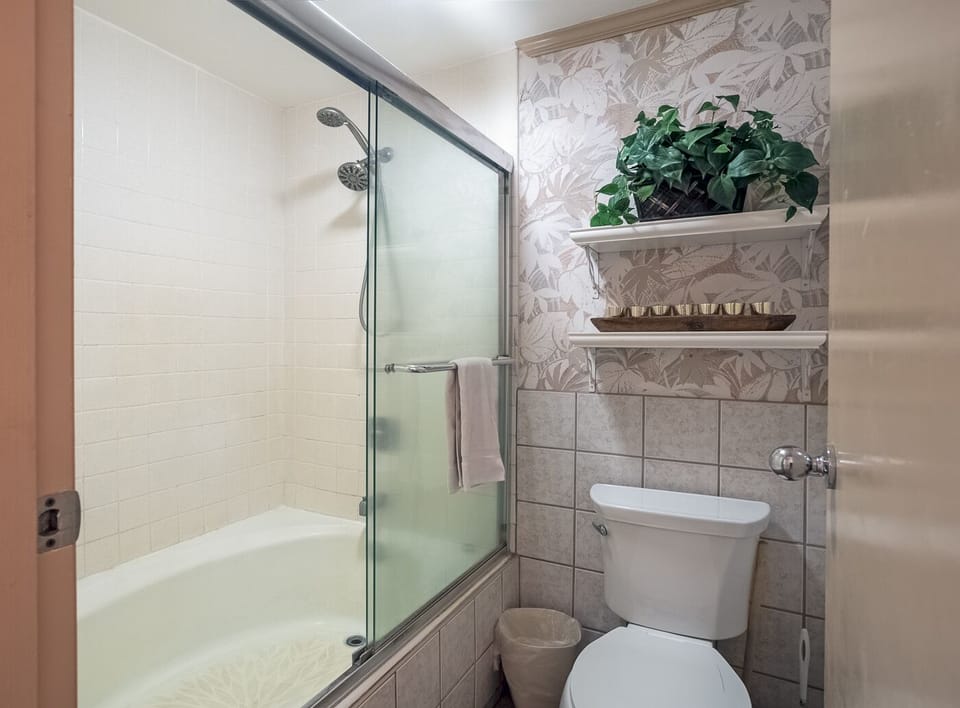Shower and Tub - Take a relaxing soak | Poipu Kai Condos | Kauai
