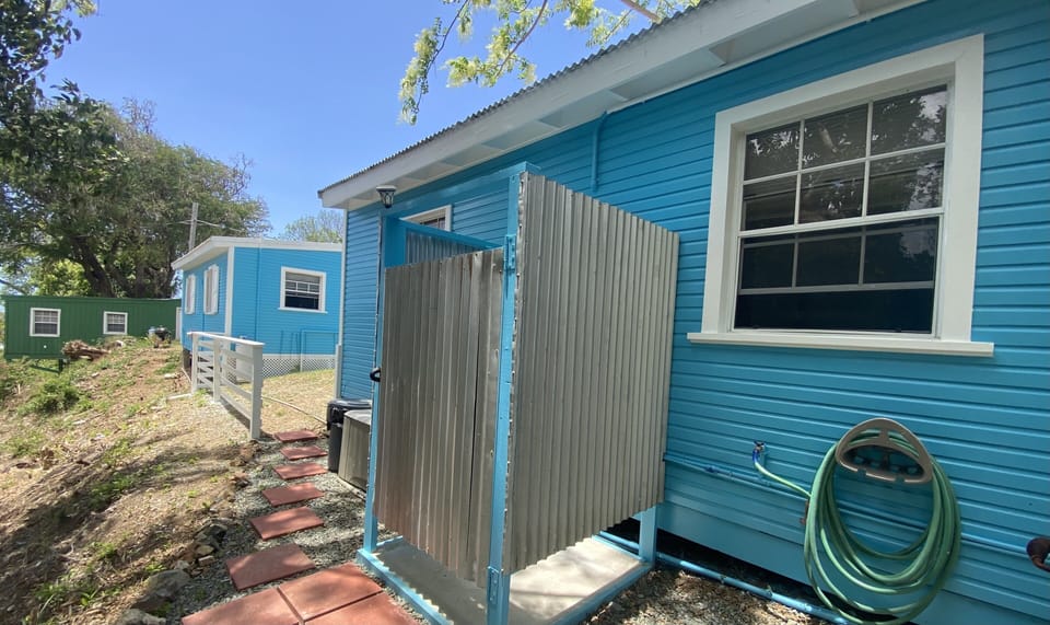 Your own private outdoor shower with both hot & cold water.