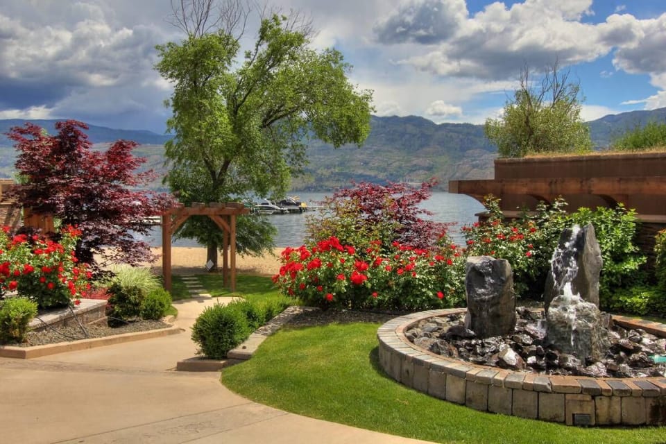 Beautiful! Stroll along the many Garden paths around the complex