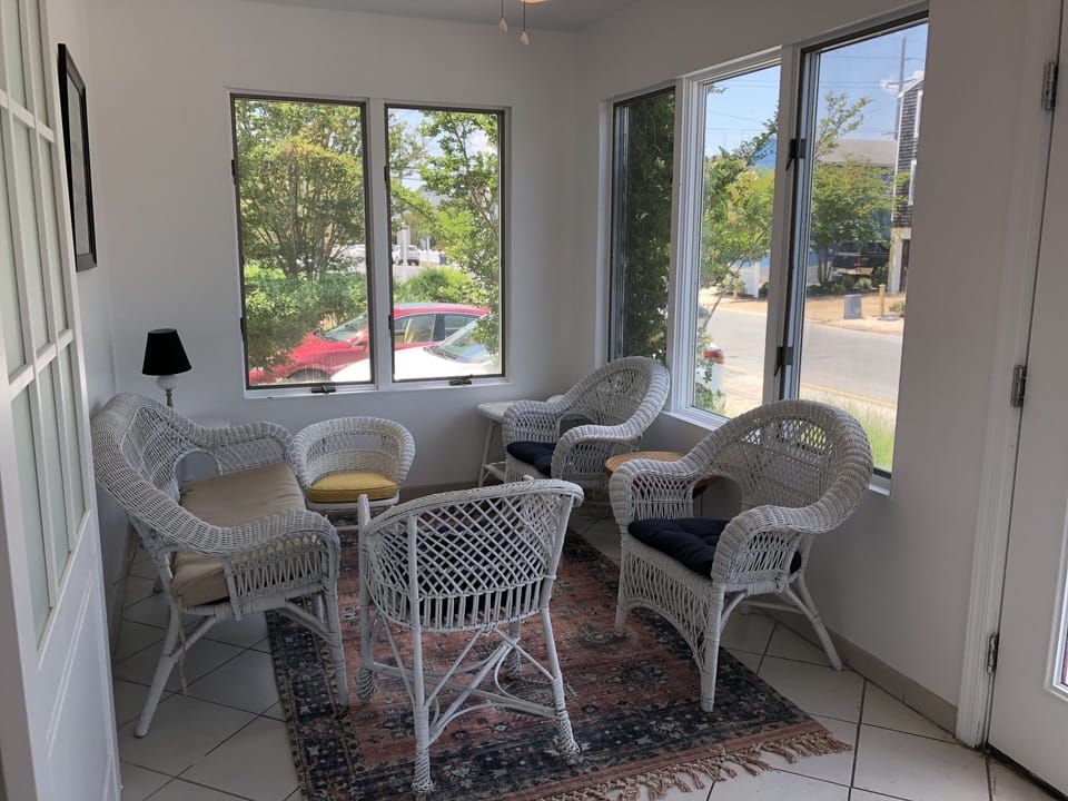 Front porch sitting area