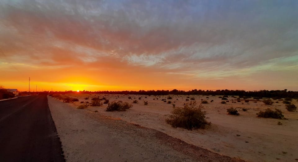 Sunset from end of street