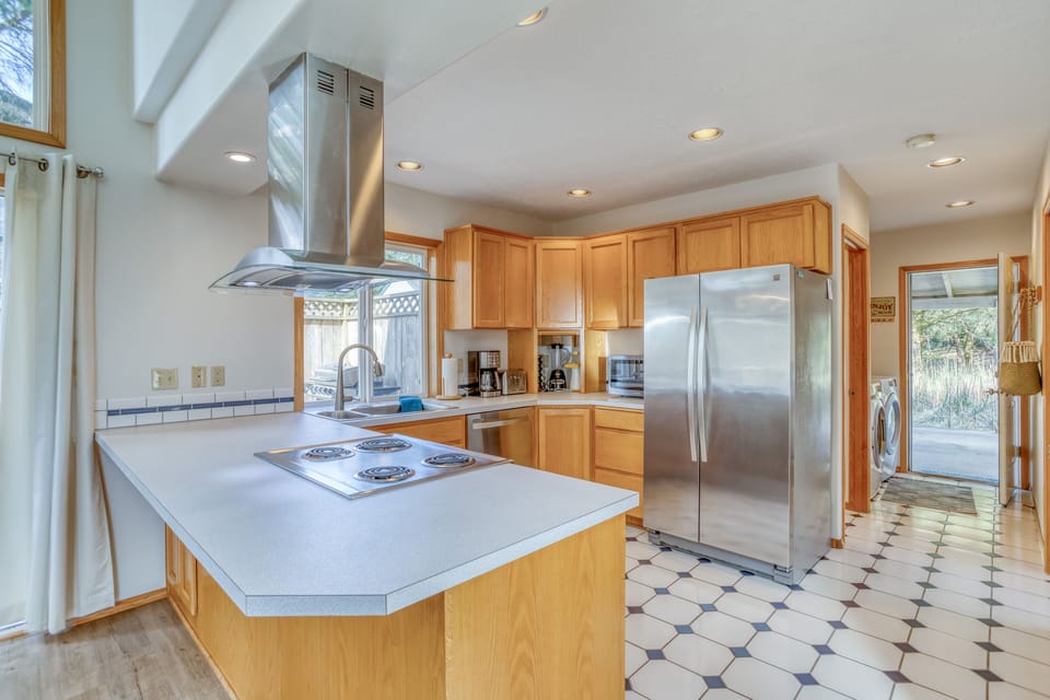 Kitchen with fully equipped furniture