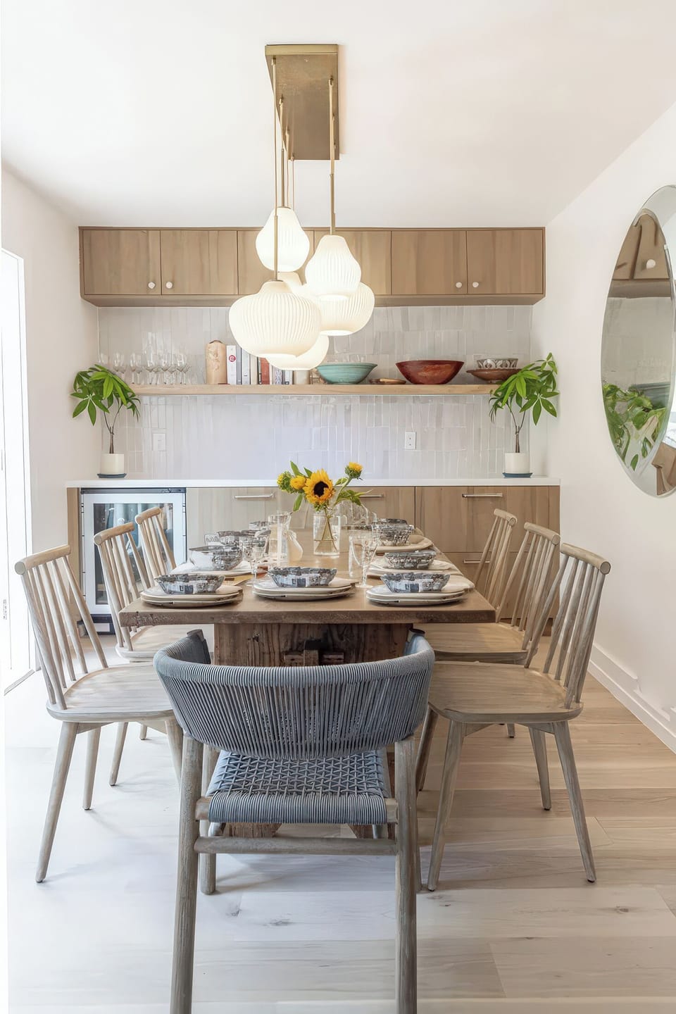 Dining room with seating for 8-10.