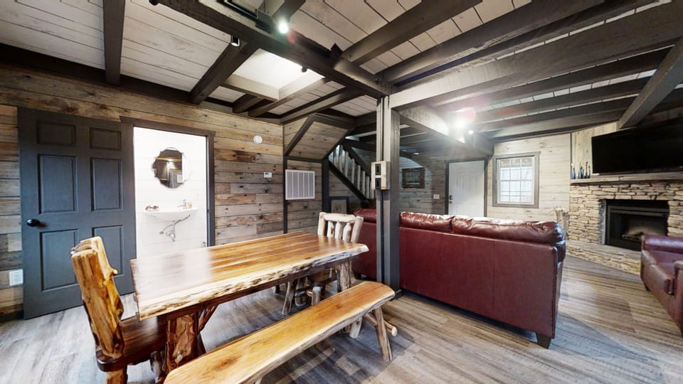 Indoors, Hardwood, Stained Wood, Furniture, Table