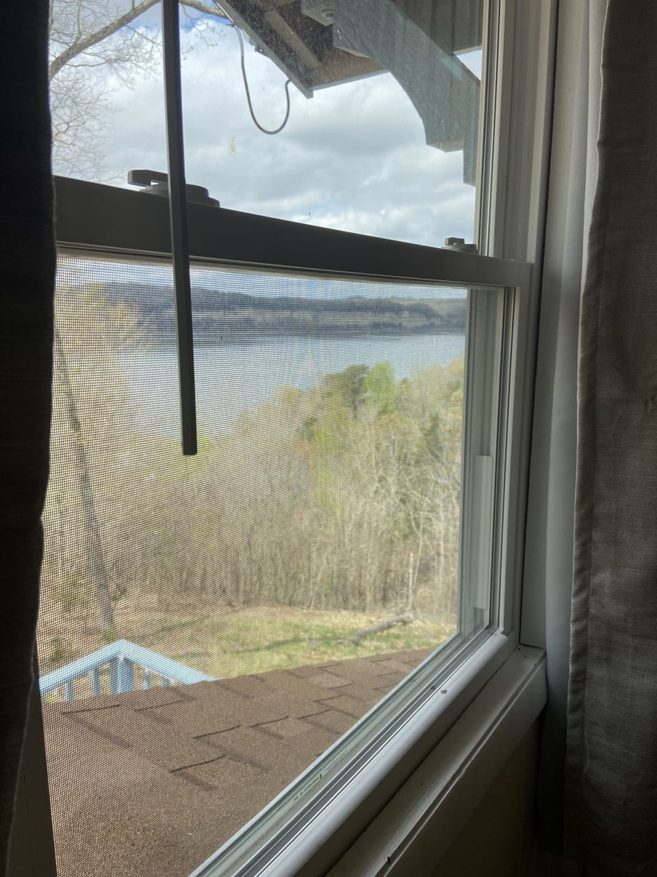 View of Lake Cumberland from master bedroom. 