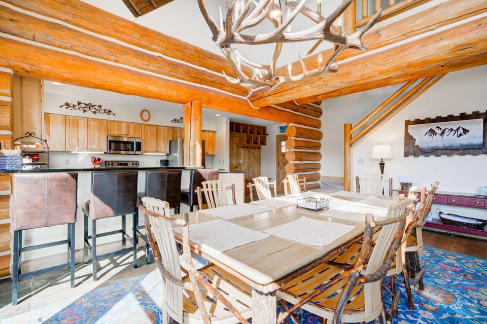 Dining table and Kitchen