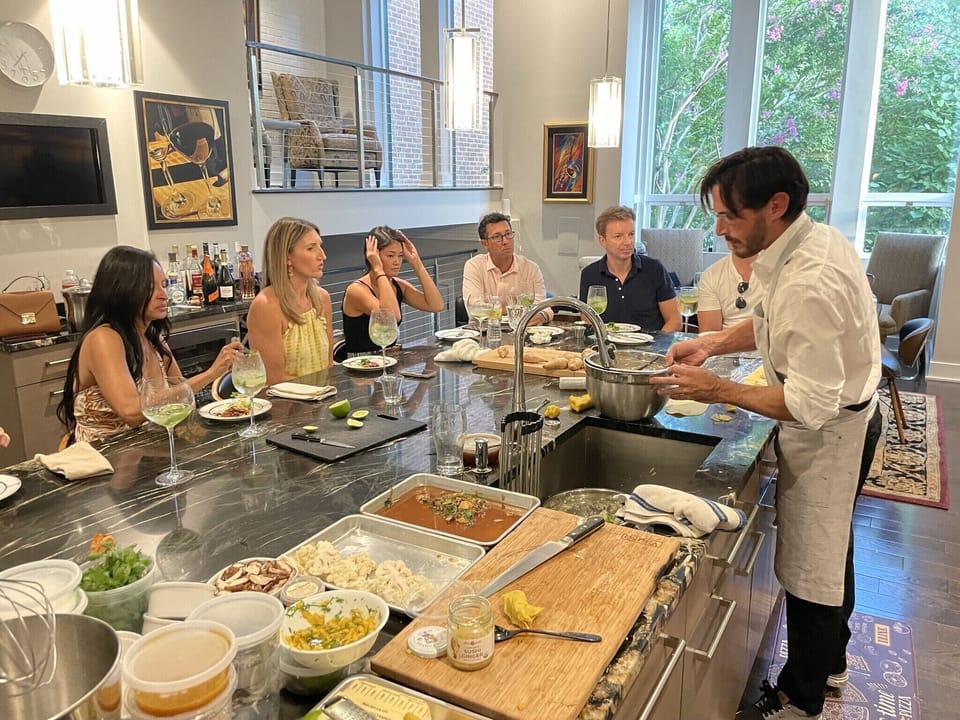 Ask about booking an exceptional private chef for a "Chef's Table" experience. 