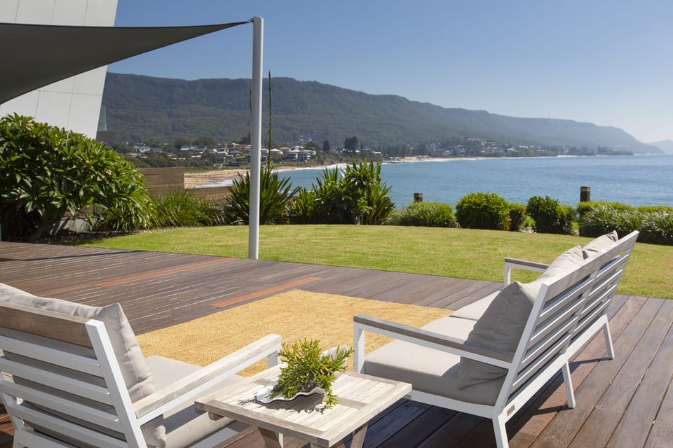 Sit back and take in the ocean and escarpment views