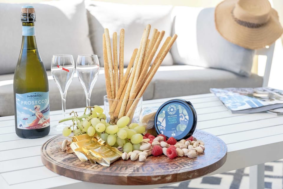 Grab a bottle of wine and a platter of your favourite snacks and dine outside.