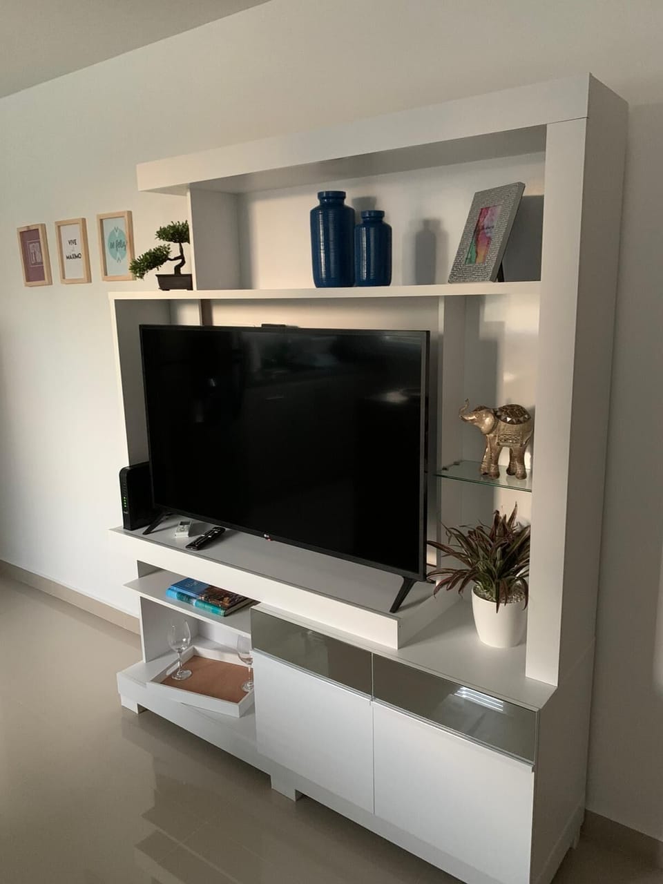 Our 55" inch TV with Hi-speed internet, Netflix and local TV