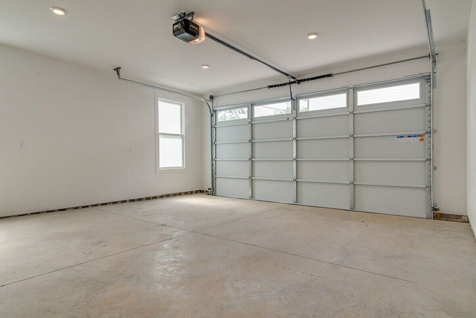 Two car garage for you and your guests!