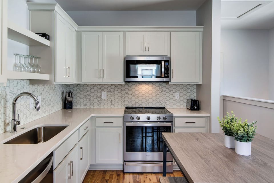 We've equipped your kitchen with upgraded appliances—it deserves nothing less!