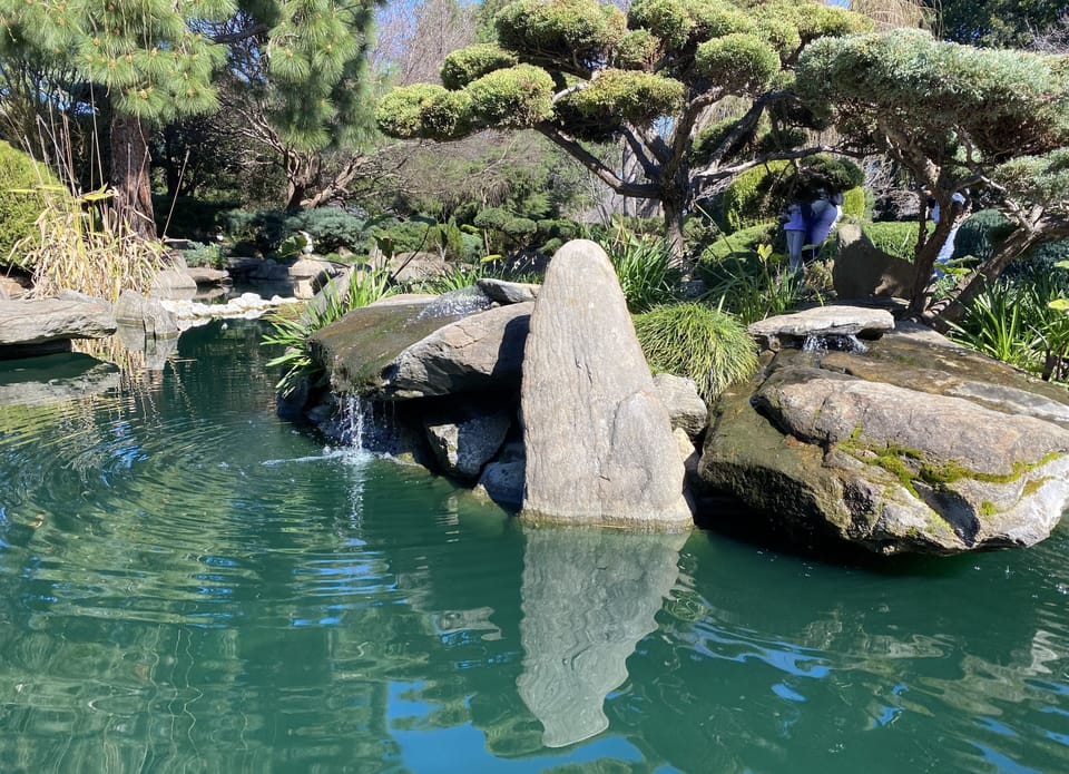Adelaide Himeji Gardens is a peaceful place in the nearby South Parklands. 