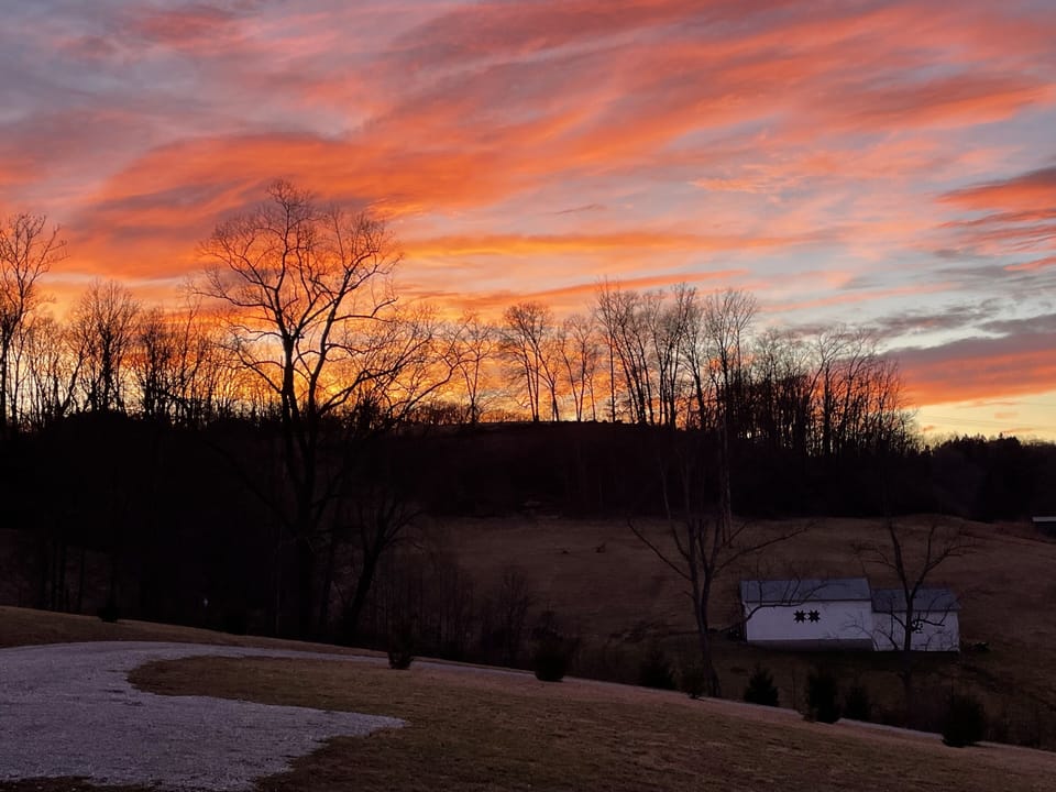 View from deck