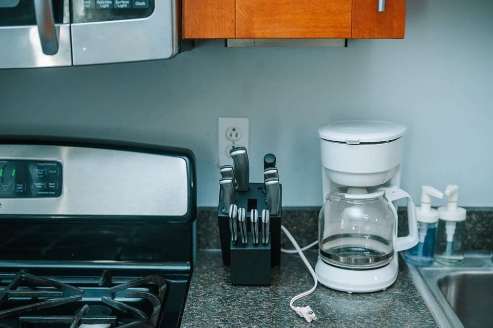 Fully stocked kitchen
