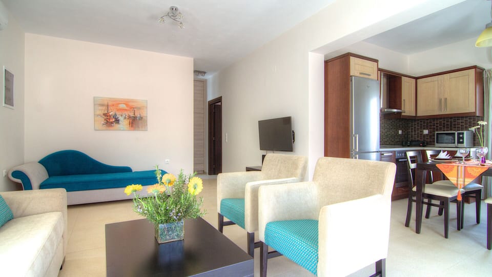 Open plan living room area.