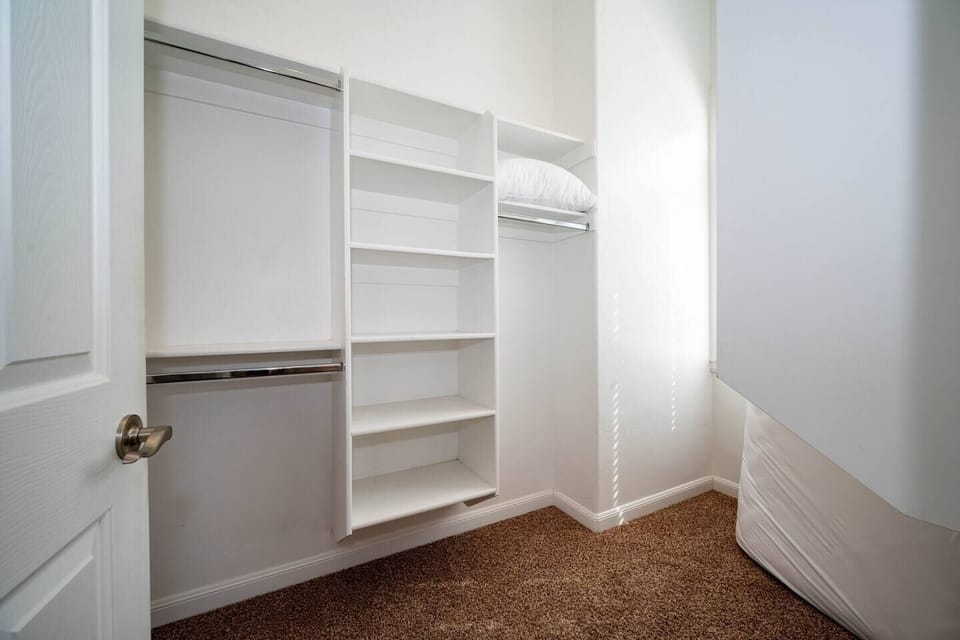 Enjoy plenty of storage space in the walk-in closet!