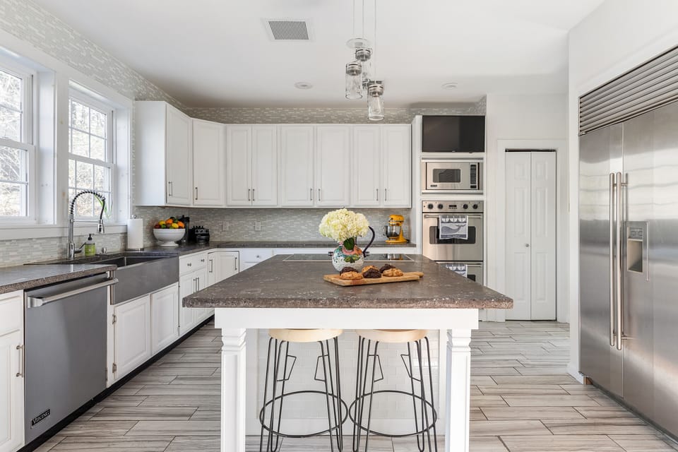 Beautiful spacious light filled kitchen- all updated.