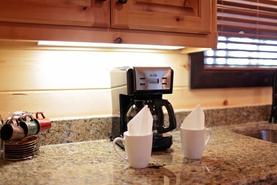 Fresh coffee setup for cozy cabin mornings and easy starts