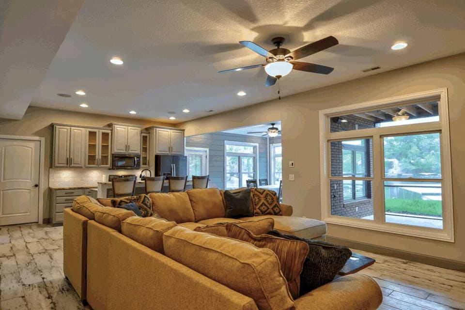 Downstairs Living Room w/ TV