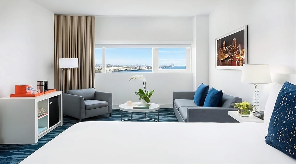 Enjoy extra space to relax with seating and wide windows.