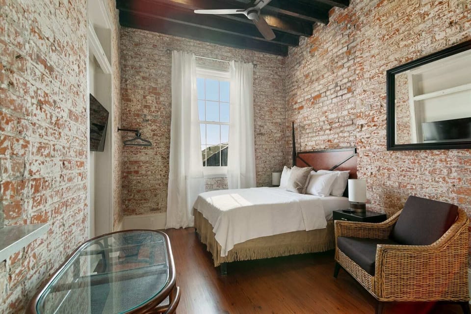 Window overlooking Frenchmen St.