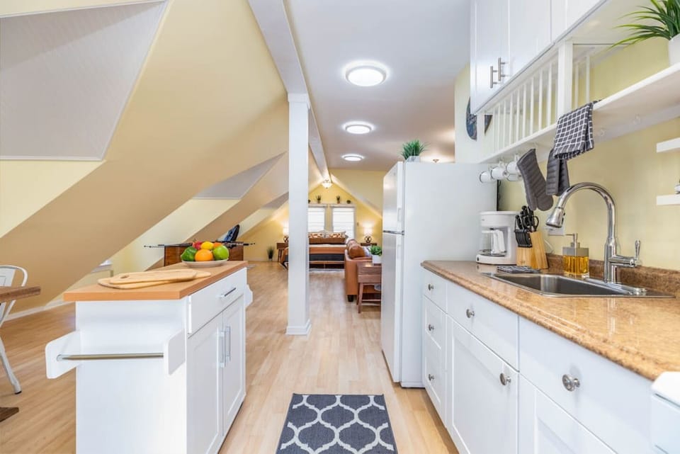 Clean kitchen space