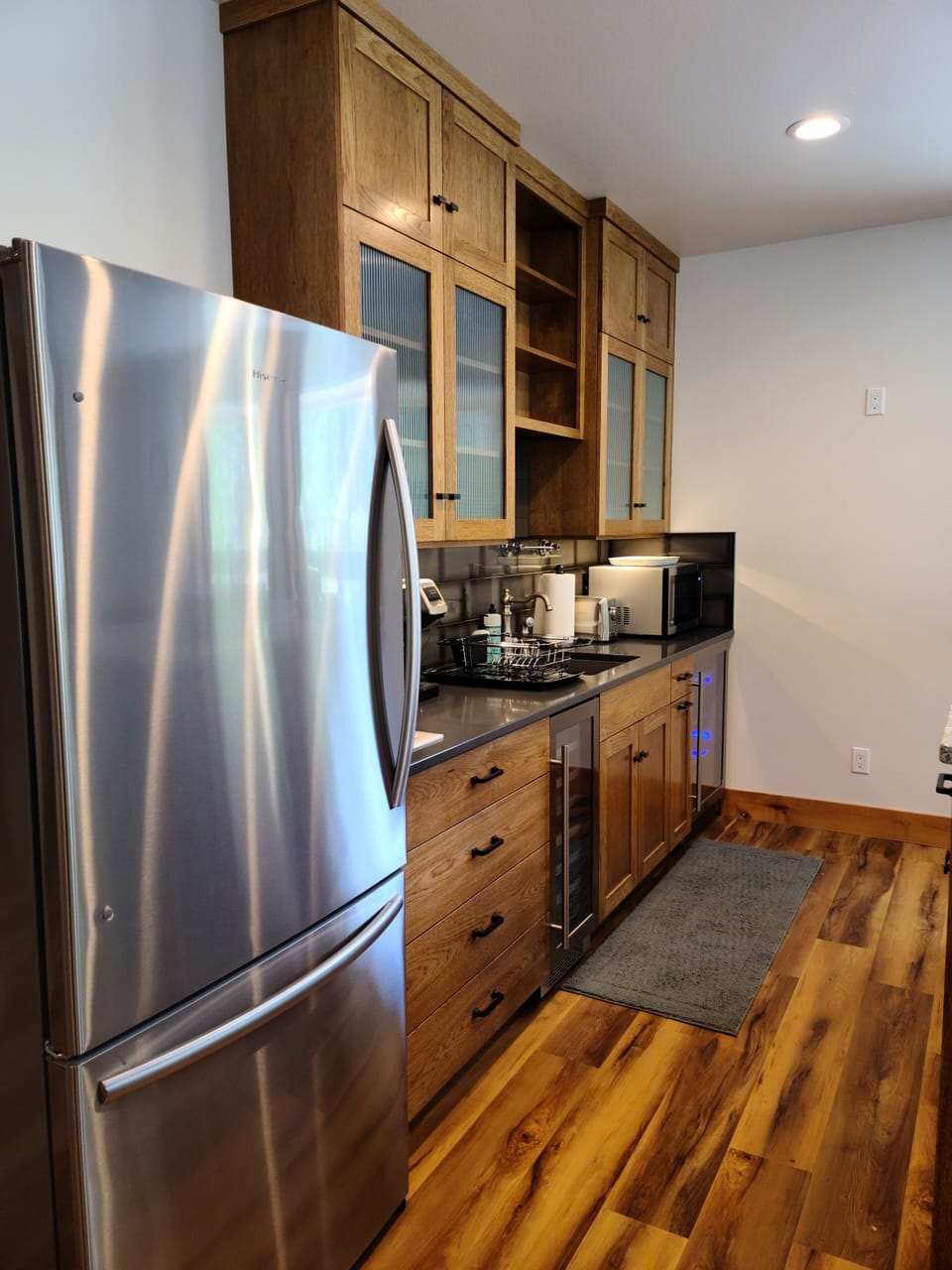 Spacious kitchen.