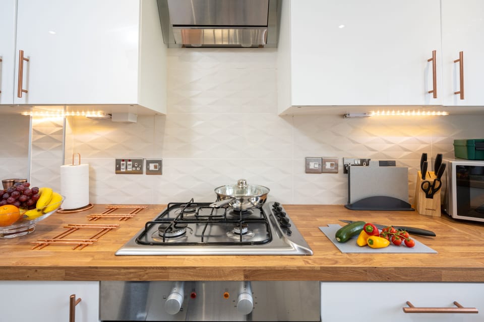 We provide all utensils and cooking equipment to self-cater for yourself