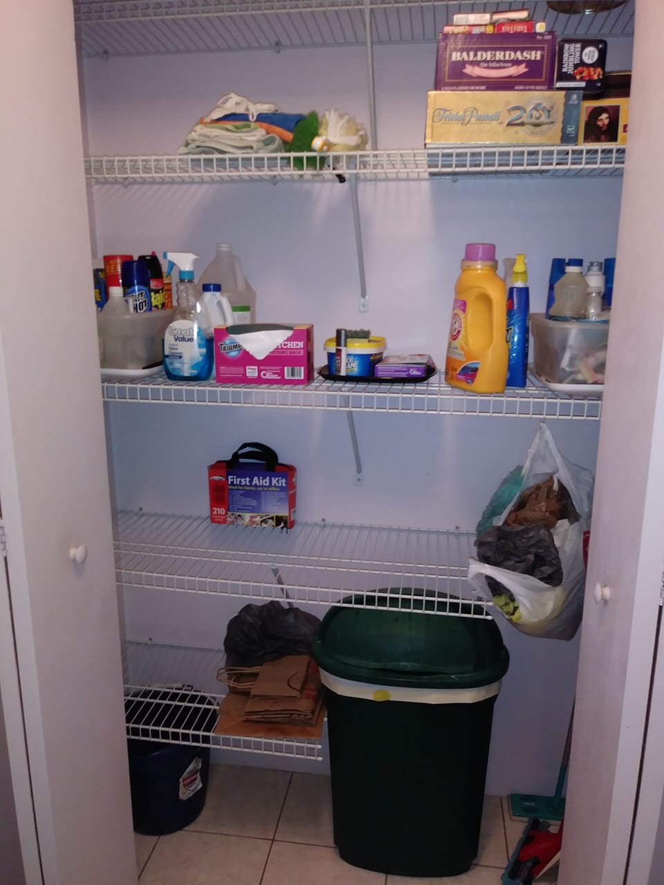 Laundry closet