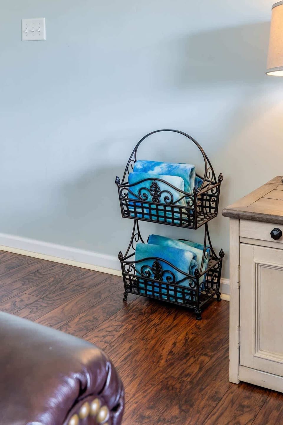 Towels for the pool and lazy river, waiting for you to grab your suit and have some fun!