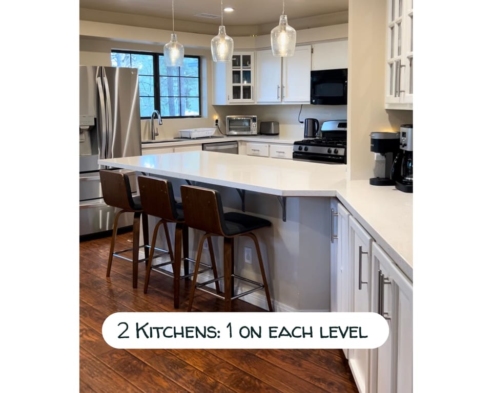 Upper level kitchen