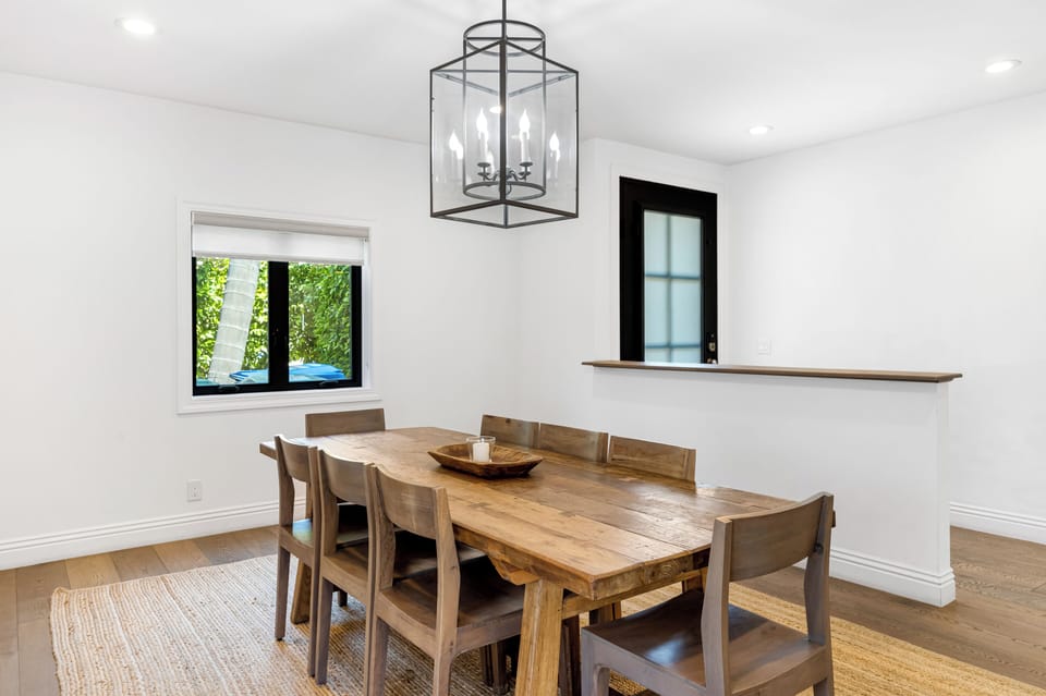 Formal dining area.