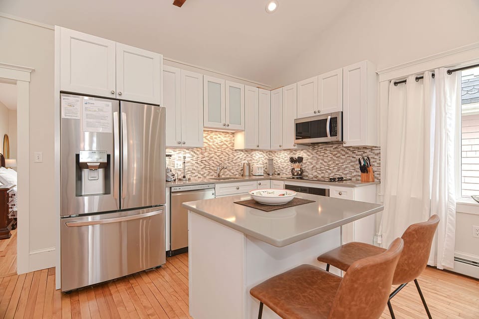 Counter top and chair for two.