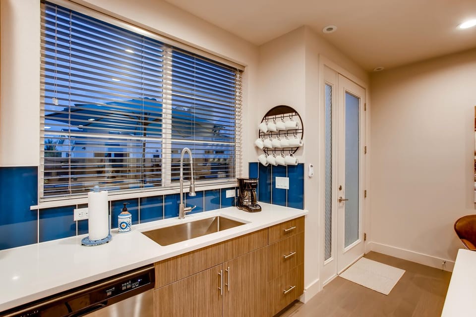Walk-out Patio from Kitchen to Outdoor Dining Area