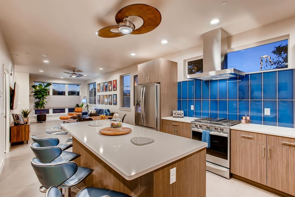Open Concept | Kitchen and Living Areas