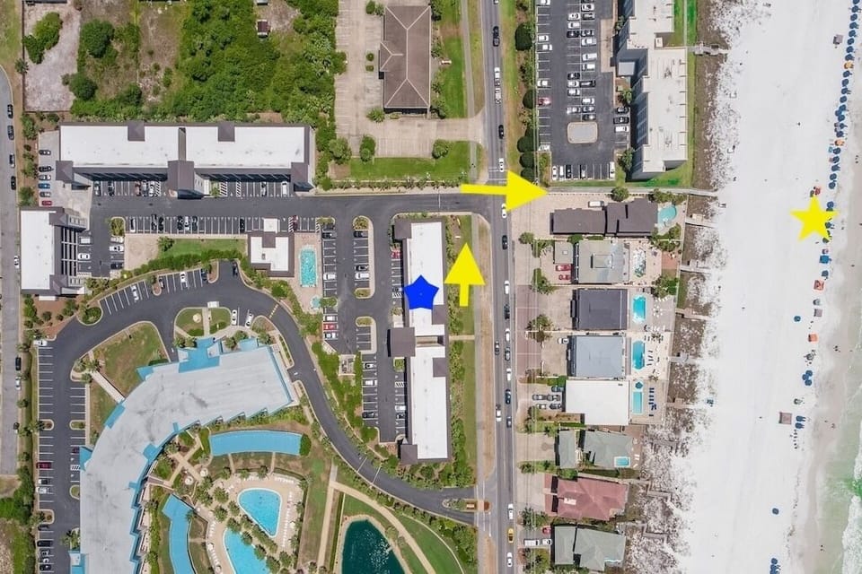 Blue Star is C103.  Beach path is easily accessible from back door of unit